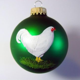 Chantecler Glass Ornament in Nine Colors!