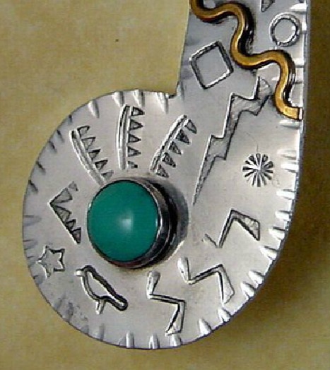 Marcia Q. Miller - "Well-Noted" Musical Note Pin