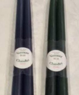 Hand Dipped 12" Taper Candles - Pair