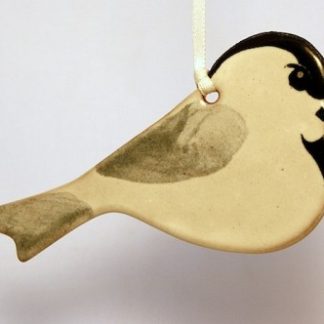 Chickadee Pottery Ornament