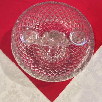 Diamond In Diamond - Large EAPG Bowl