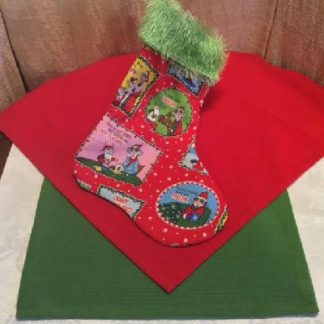 Humorous Cartoons Christmas Stocking