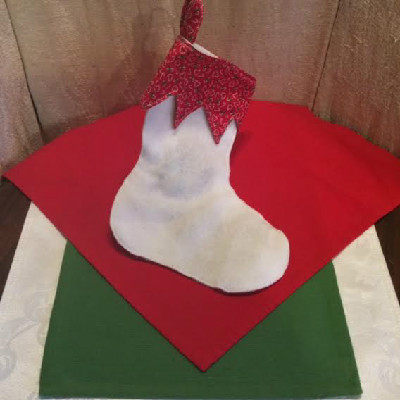 Embroidered Packages Christmas Stocking