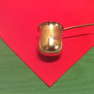 Brass Rum Measure/Ladle w/ Copper "RUM" Plaque