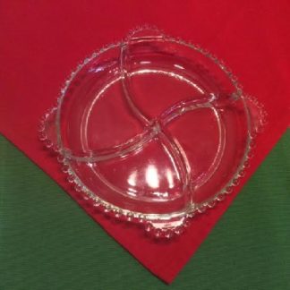 Candlewick Pattern - 4 Part Divided Relish Dish - Imperial Glass Company