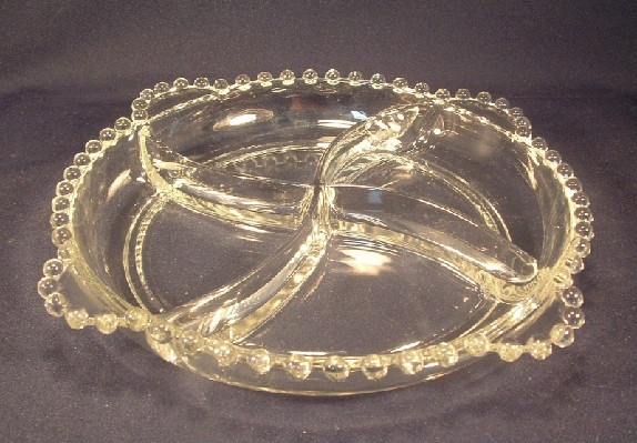 Candlewick Pattern - 4 Part Divided Relish Dish - Imperial Glass Company - Image 3