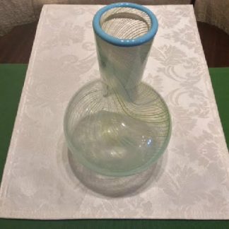 Dansk - Blue & Green Spiral / Swirl Design Vase