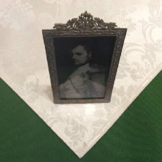 Embossed Brass Frame w/ Napoleon Portrait - Lord & Taylor - New York