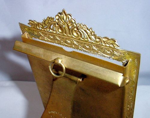 Embossed Brass Frame w/ Napoleon Portrait - Lord & Taylor - New York
