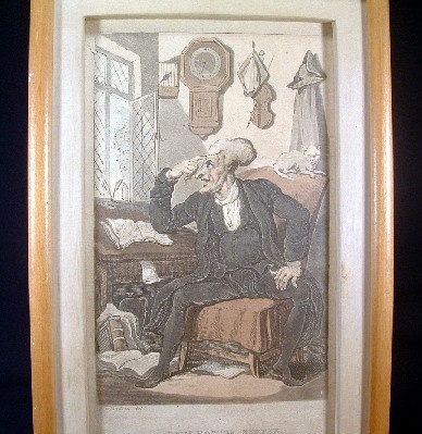 Early 1800's - Thomas Rowlandson - Hand Coloured Engraving Titled - "The Rev.d Dr. Syntax" - Image 2