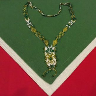 Hand Beaded Native American Necklace - Vintage Southwestern New Mexico