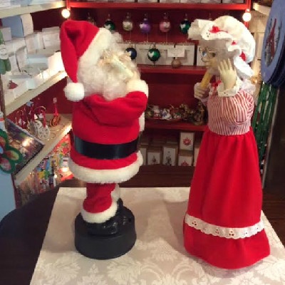Mr. & Mrs. Santa Claus - Telco Motion-ettes - Early 1990s w/ Original Boxes