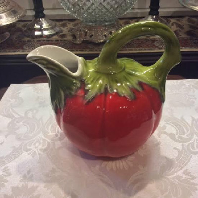 Tomato Pitcher - Large - Vintage - Made In Italy - Image 4