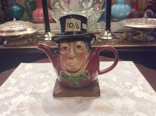 Treen Teapot Trivet c. 1870 - Unusual - Hand Carved