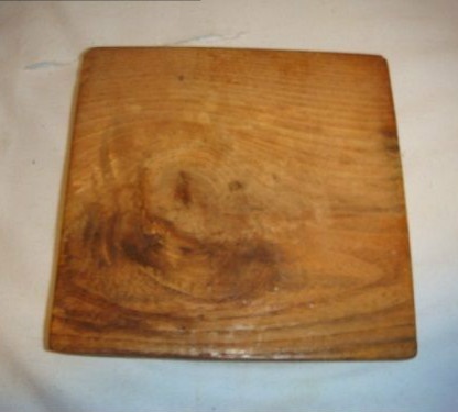 Treen Teapot Trivet c. 1870 - Unusual - Hand Carved - Image 3