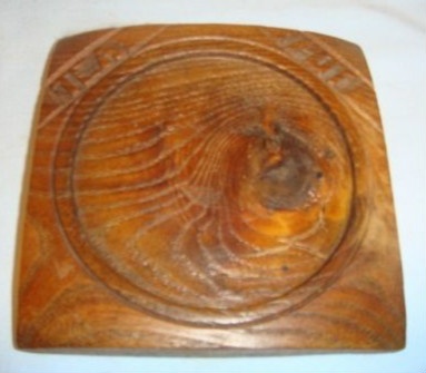 Treen Teapot Trivet c. 1870 - Unusual - Hand Carved - Image 4