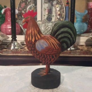 Hand Carved Rooster - American Folk Art - The McAlister Collection