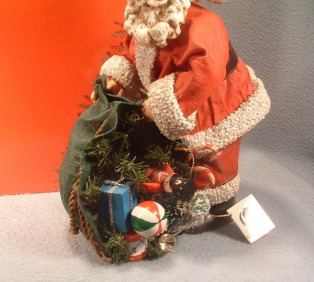 "Wishes Come True" - Clothtique Possible Dreams Santa Claus - 1993 - Vintage Christmas