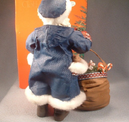 Clothtique Possible Dreams Santa Claus in Blue Robe w/ Cup & Saucer - 1994 - Vintage - Image 7