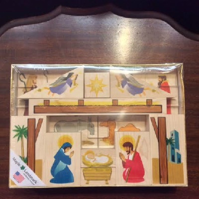 Nativity Block Set - 1yo & Up - Made in Vermont! - Image 2