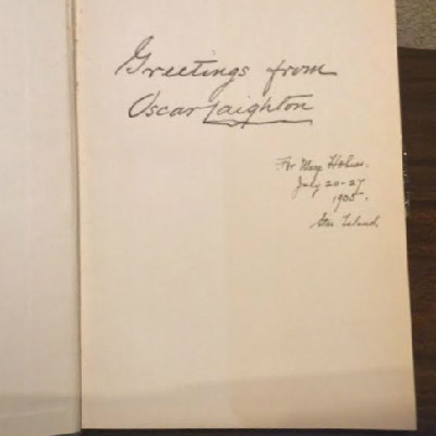 The Heavenly Guest By Celia Thaxter - Edited By Her Brother Oscar Laighton - Autographed