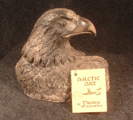 Eagle Sculpture - Arctic Art by Thorn of Canada - Vintage