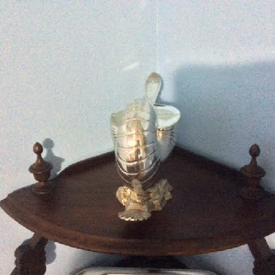 Silver Nautilus Shell Spoon Warmer - Downton Abbey Elegance At Its Best!