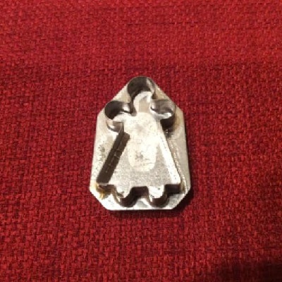 Doll/Child Cookie Cutter Tin Pin - UNIQUE Handmade By Skilled Tinsmith - Tinware - Kitchenware - Jewelry