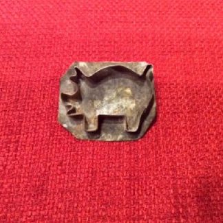 Pig Cookie Cutter Tin Pin - UNIQUE Handmade By Skilled Tinsmith - Tinware - Kitchenware - Jewelry