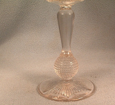 EAPG Diamond Point Compote With Ball Stem - ca. 1880 - EAPG Diamond Point Pattern Compote by Bryce Bros.