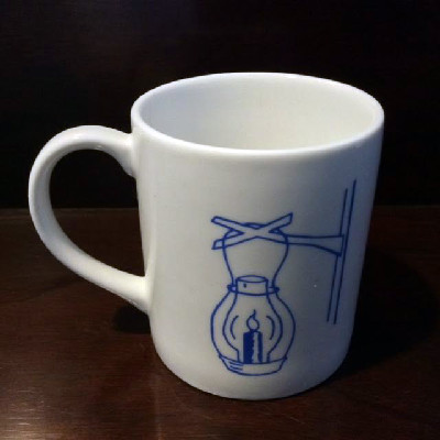 Star Island Mug - Gosport Chapel Candle Lantern - Isles of Shoals - 1990s
