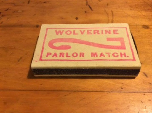 Vintage Wolverine Parlor Matches - Unused Box of Vintage Matches - Ideal for Early Lighting Collector