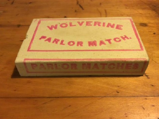 Vintage - Wolverine Parlor Matches - Unused Box of Vintage Matches - Ideal for Early Lighting Collector - Image 4