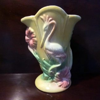 Hull Art Pottery - Sun-Glo Flamingo Vase - #85 - Vintage - 1949