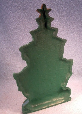 Vintage Cast Iron Christmas Tree Door Stop