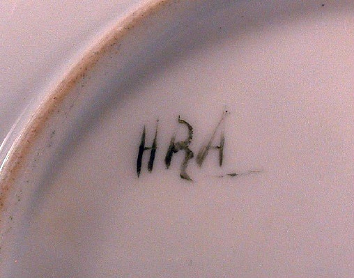 Bavarian China Plate - Hand Painted Roses- Artist Signed - 1898-1923 - Roses That Will Last Forever!