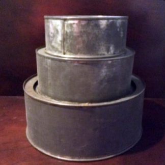 Tin Cake Pan Set - Three Tier Wedding - Anniversary - Birthday - Cake
