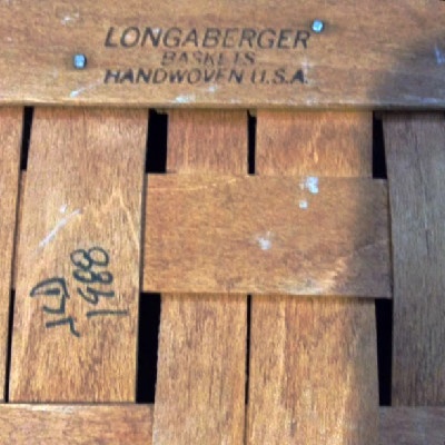 Longaberger Basket - Handbag - Pocketbook - Covered Berry Picking Basket - Attractive Storage For Any Room - 1988 - Image 13