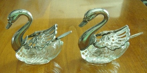Swan Open SALTS - Vintage Pair